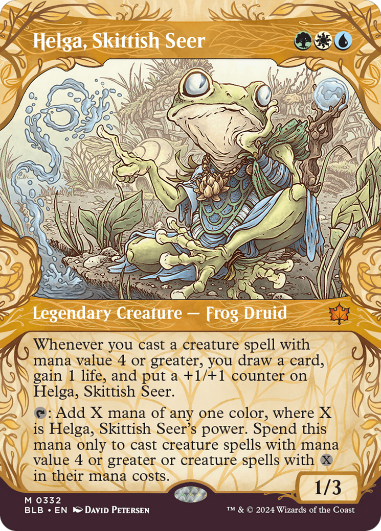 Helga, Skittish Seer (Showcase) [Bloomburrow] | Eastridge Sports Cards & Games