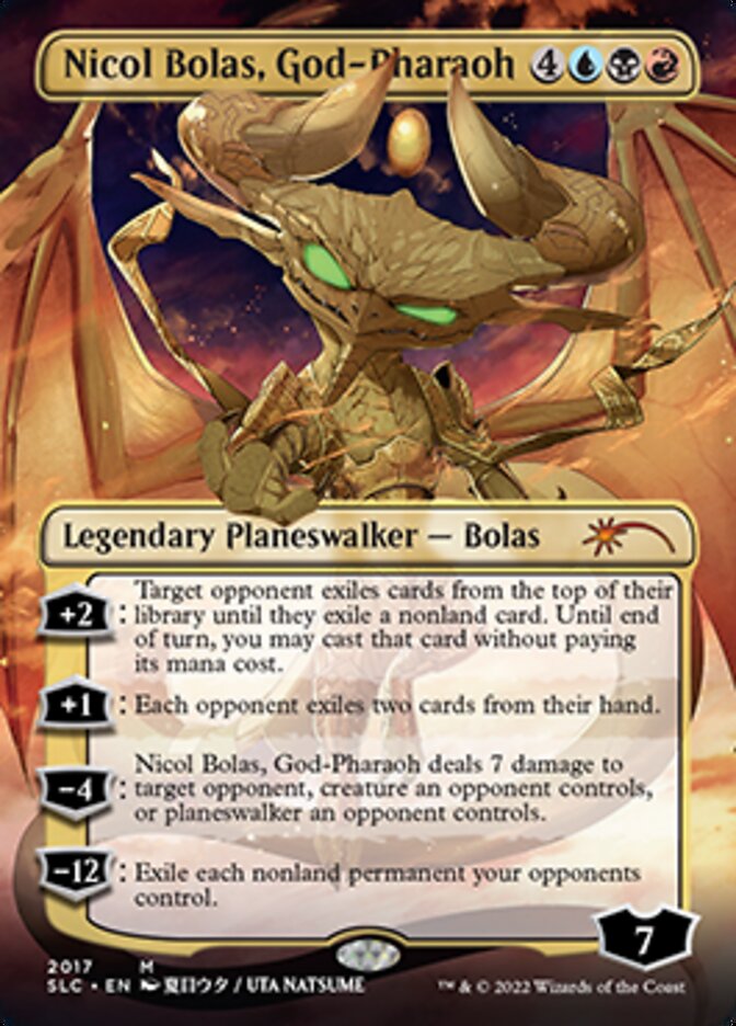 Nicol Bolas, God-Pharaoh (Borderless) [Secret Lair Countdown Kit] | Eastridge Sports Cards & Games