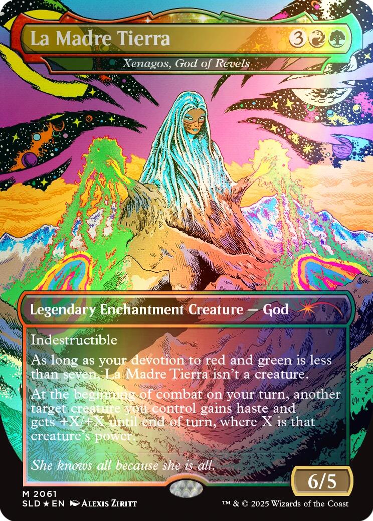 La Madre Tierra - Xenagos, God of Revels (Rainbow Foil) [Secret Lair Drop Series] | Eastridge Sports Cards & Games