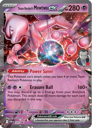 Team Rocket's Mewtwo ex (205) [Scarlet & Violet: Black Star Promos] | Eastridge Sports Cards & Games