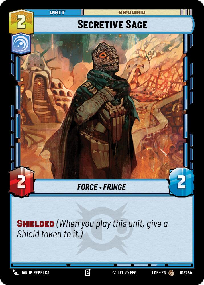 Secretive Sage (61/264) (61/264) [Legends of the Force] | Eastridge Sports Cards & Games