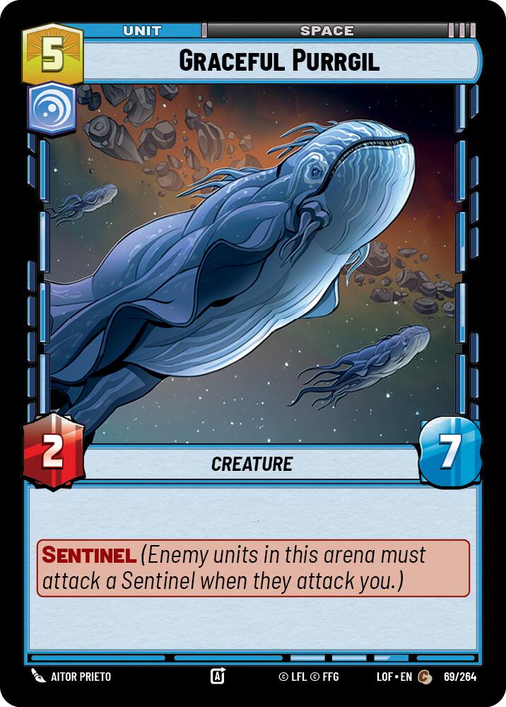 Graceful Purrgil (69/264) (69/264) [Legends of the Force] | Eastridge Sports Cards & Games