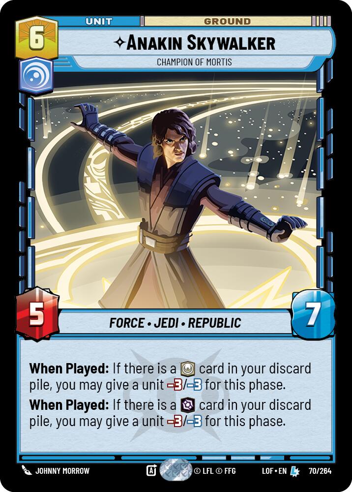 Anakin Skywalker - Champion of Mortis (70/264) (70/264) [Legends of the Force] | Eastridge Sports Cards & Games