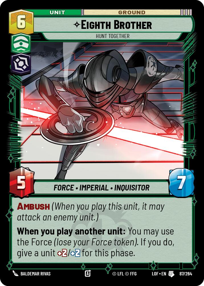 Eighth Brother - Hunt Together (87/264) (87/264) [Legends of the Force] | Eastridge Sports Cards & Games