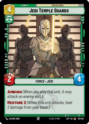 Jedi Temple Guards (113/264) - Legends of the Force