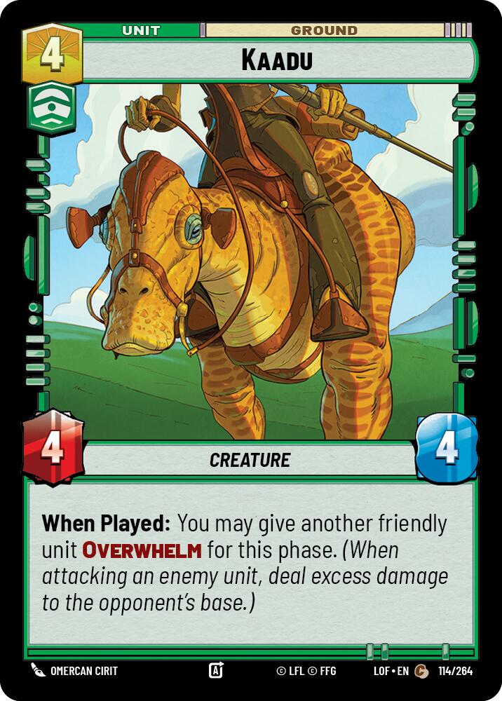 Kaadu (114/264) (114/264) [Legends of the Force] | Eastridge Sports Cards & Games