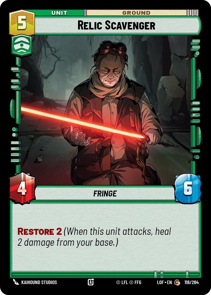 Relic Scavenger (116/264) (116/264) [Legends of the Force] | Eastridge Sports Cards & Games