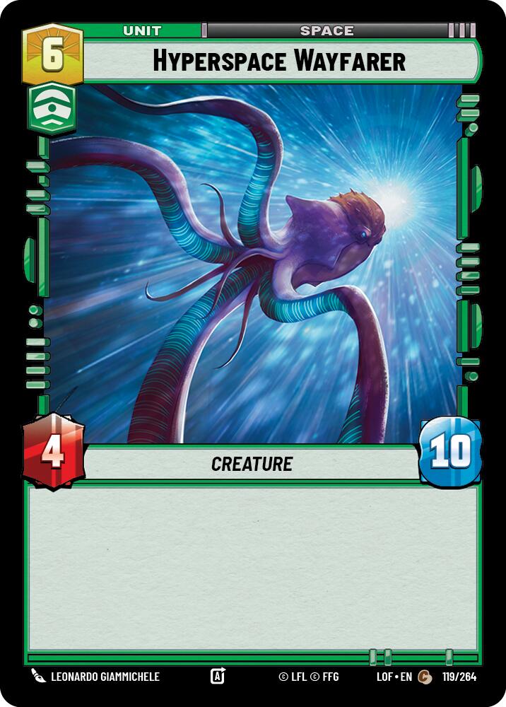 Hyperspace Wayfarer (119/264) (119/264) [Legends of the Force] | Eastridge Sports Cards & Games