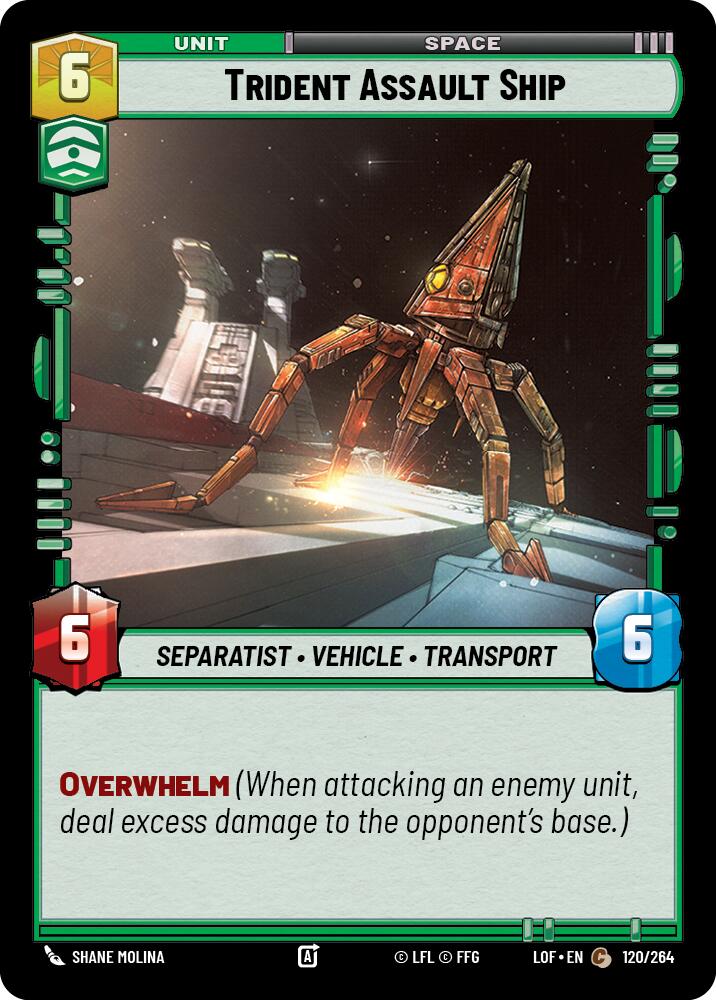 Trident Assault Ship (120/264) (120/264) [Legends of the Force] | Eastridge Sports Cards & Games