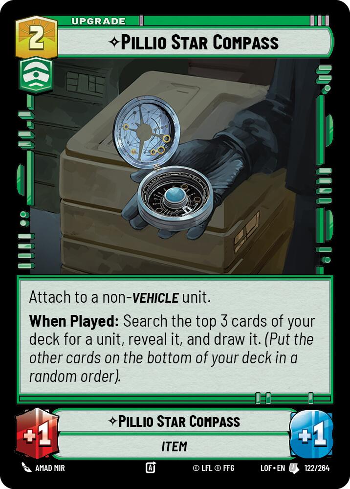 Pillio Star Compass (122/264) (122/264) [Legends of the Force] | Eastridge Sports Cards & Games