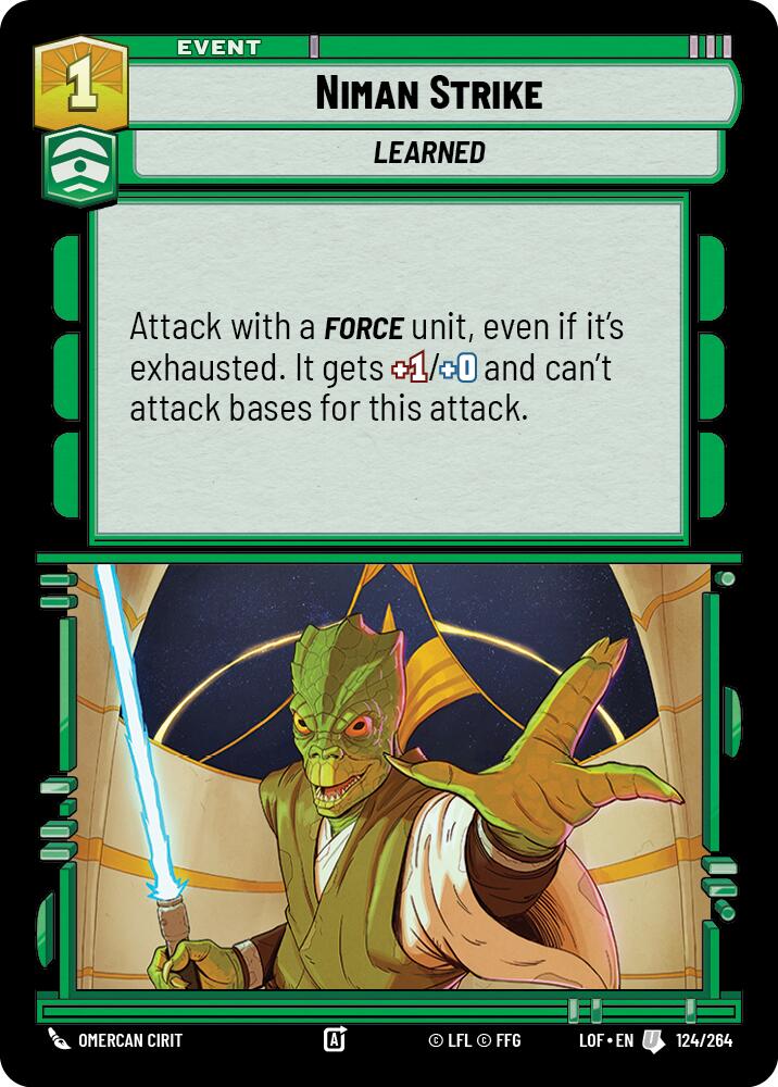 Niman Strike (124/264) (124/264) [Legends of the Force] | Eastridge Sports Cards & Games