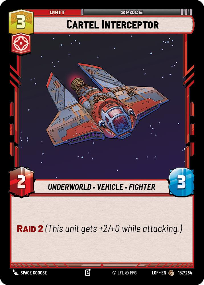 Cartel Interceptor (157/264) (157/264) [Legends of the Force] | Eastridge Sports Cards & Games