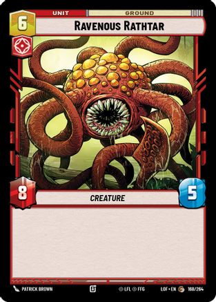 Ravenous Rathtar (168/264) - Legends of the Force
