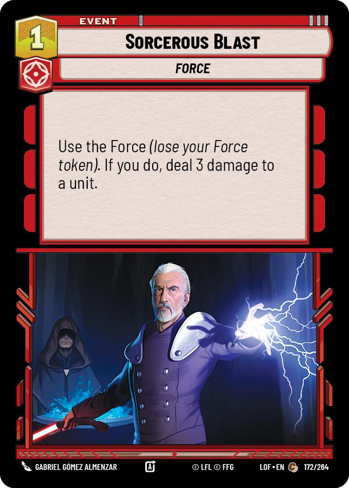 Sorcerous Blast (172/264) (172/264) [Legends of the Force] | Eastridge Sports Cards & Games