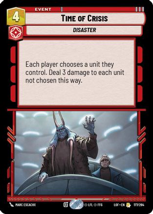 Time of Crisis (177/264) - Legends of the Force