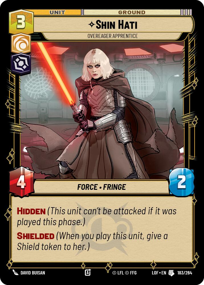 Shin Hati - Overeager Apprentice (183/264) (183/264) [Legends of the Force] | Eastridge Sports Cards & Games