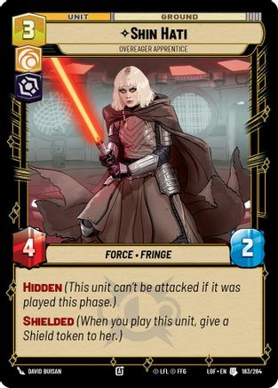 Shin Hati - Overeager Apprentice (183/264) - Legends of the Force