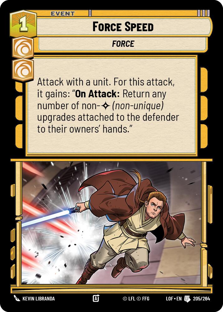 Force Speed (205/264) (205/264) [Legends of the Force] | Eastridge Sports Cards & Games