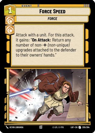Force Speed (205/264) - Legends of the Force