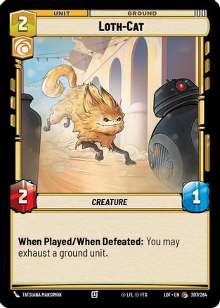 Loth-Cat (207/264) - Legends of the Force