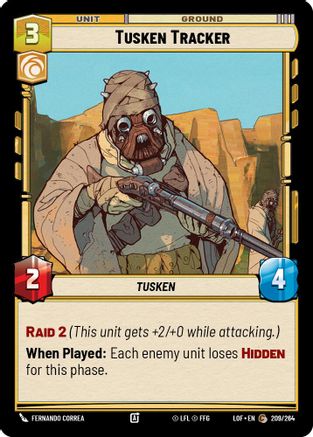 Tusken Tracker (209/264) - Legends of the Force