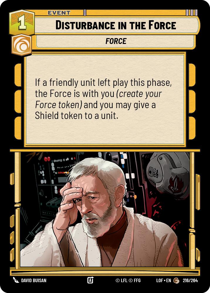 Disturbance in the Force (216/264) (216/264) [Legends of the Force] | Eastridge Sports Cards & Games