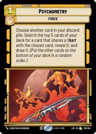 Psychometry (219/264) - Legends of the Force