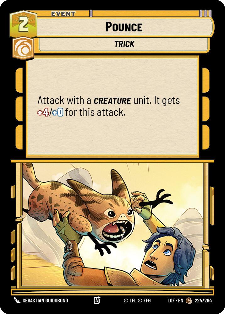 Pounce (224/264) (224/264) [Legends of the Force] | Eastridge Sports Cards & Games