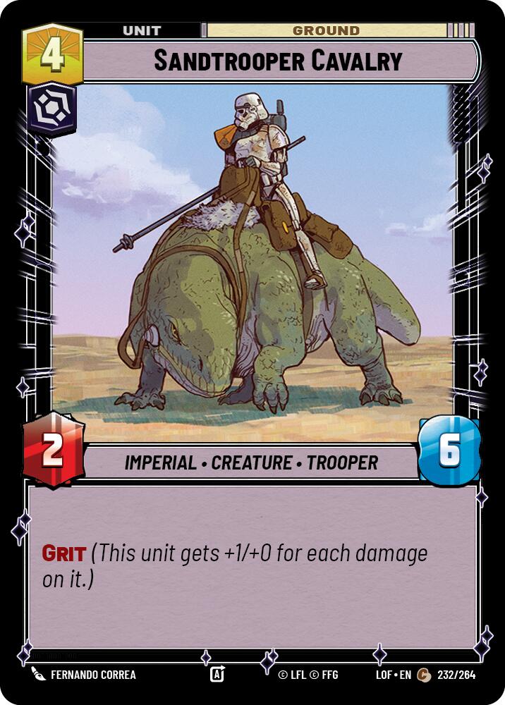 Sandtrooper Cavalry (232/264) (232/264) [Legends of the Force] | Eastridge Sports Cards & Games