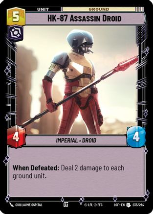 HK-87 Assassin Droid (235/264) - Legends of the Force