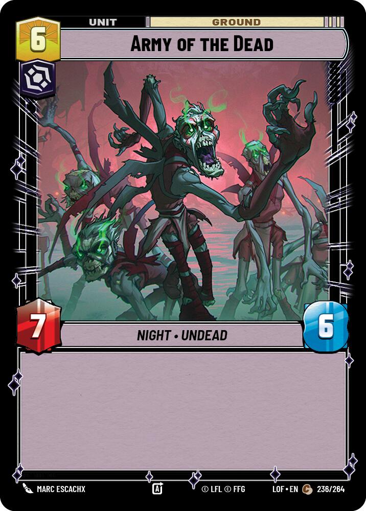 Army of the Dead (236/264) (236/264) [Legends of the Force] | Eastridge Sports Cards & Games