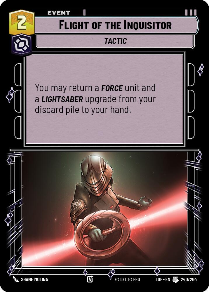 Flight of the Inquisitor (240/264) (240/264) [Legends of the Force] | Eastridge Sports Cards & Games