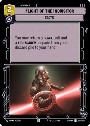 Flight of the Inquisitor (240/264) - Legends of the Force