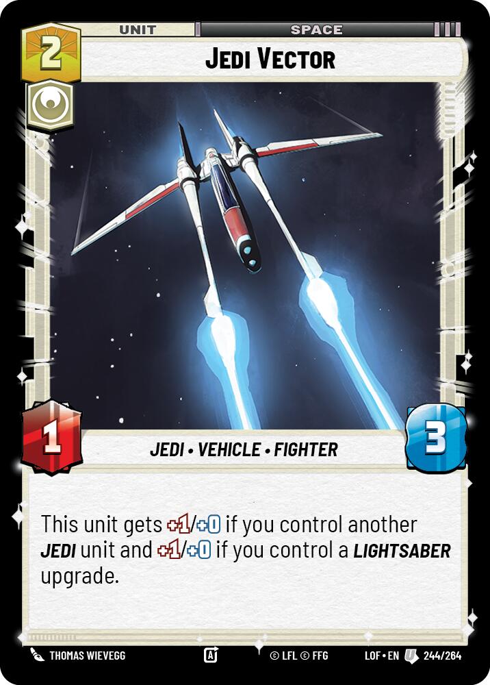 Jedi Vector (244/264) (244/264) [Legends of the Force] | Eastridge Sports Cards & Games