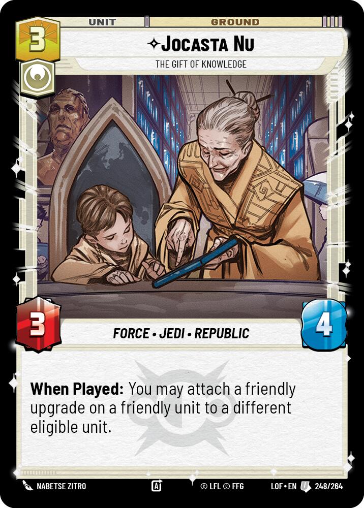 Jocasta Nu - The Gift of Knowledge (248/264) (248/264) [Legends of the Force] | Eastridge Sports Cards & Games