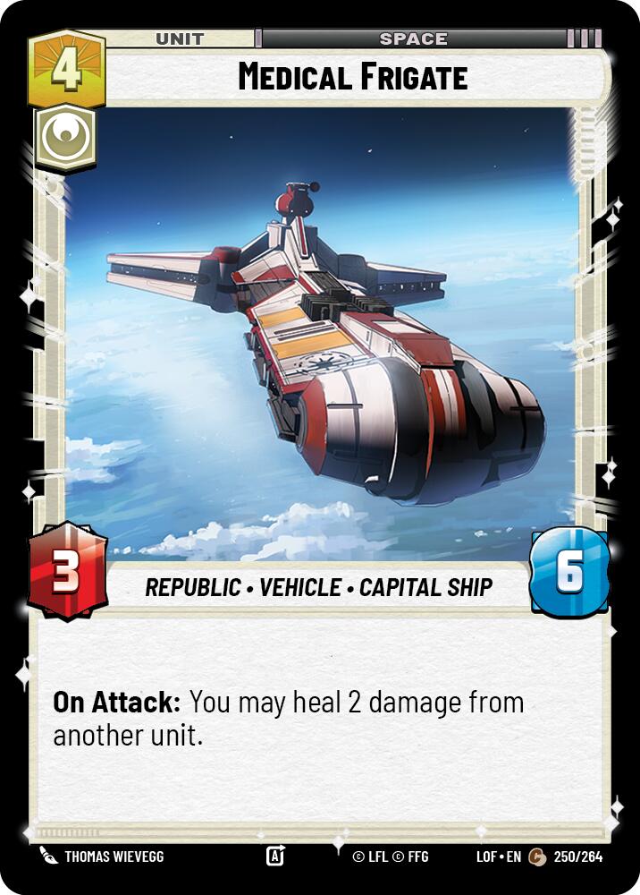 Medical Frigate (250/264) (250/264) [Legends of the Force] | Eastridge Sports Cards & Games