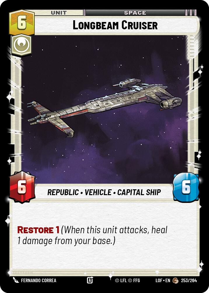Longbeam Cruiser (253/264) (253/264) [Legends of the Force] | Eastridge Sports Cards & Games