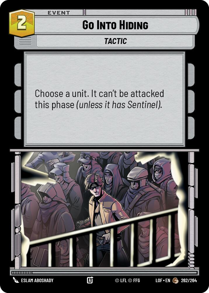 Go Into Hiding (262/264) (262/264) [Legends of the Force] | Eastridge Sports Cards & Games