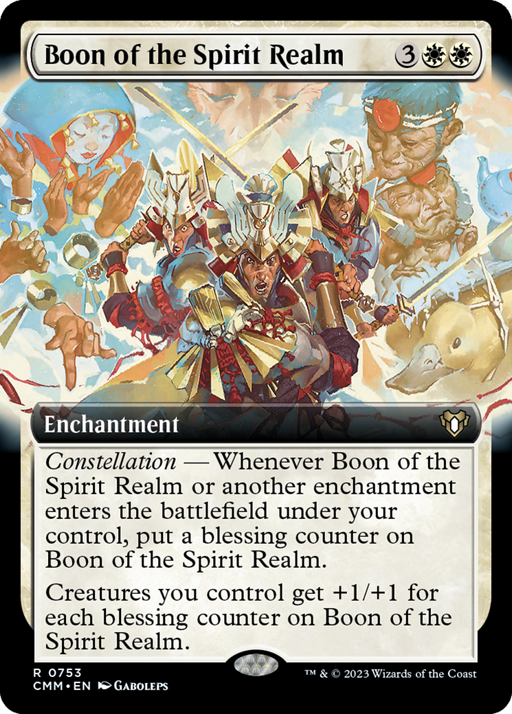 Boon of the Spirit Realm (Extended Art) [Commander Masters] | Eastridge Sports Cards & Games