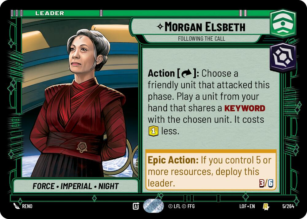 Morgan Elsbeth - Following the Call (005/264) (005/264) [Legends of the Force] | Eastridge Sports Cards & Games