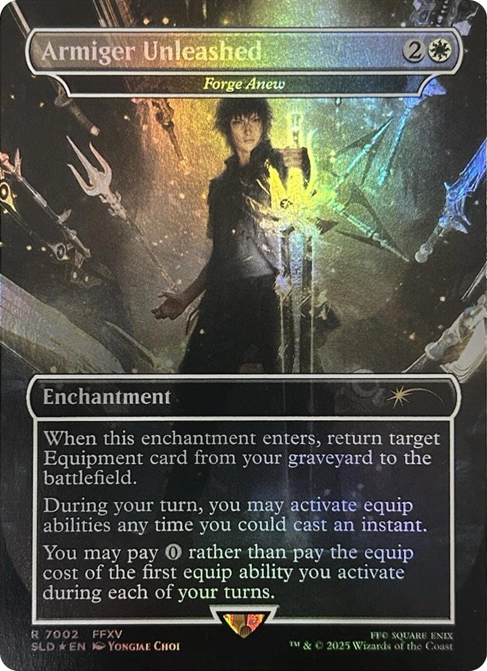 Armiger Unleashed - Forge Anew (Rainbow Foil) [Secret Lair Drop Series] | Eastridge Sports Cards & Games