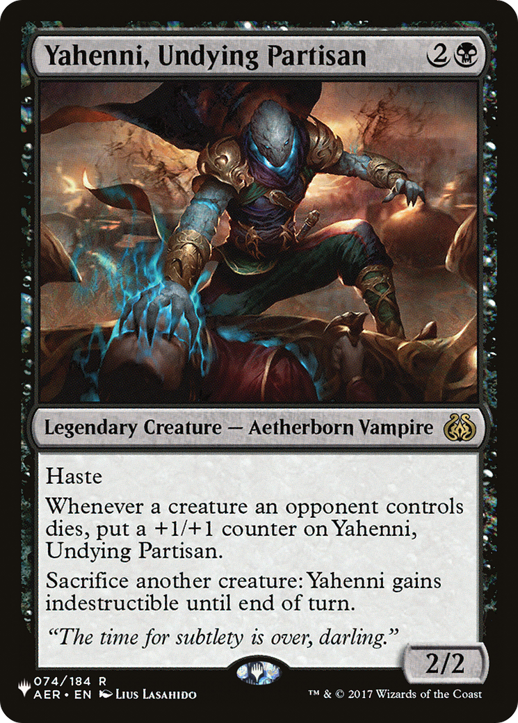 Yahenni, Undying Partisan [The List] | Eastridge Sports Cards & Games