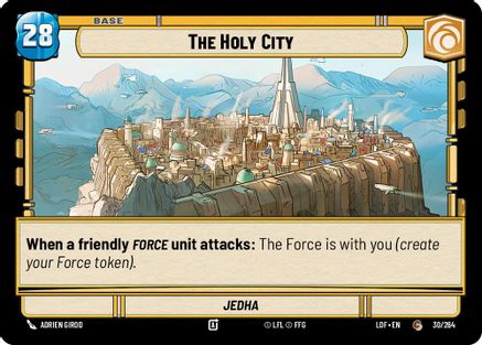 The Holy City // Shield (030/264 // T02/T03) - Legends of the Force