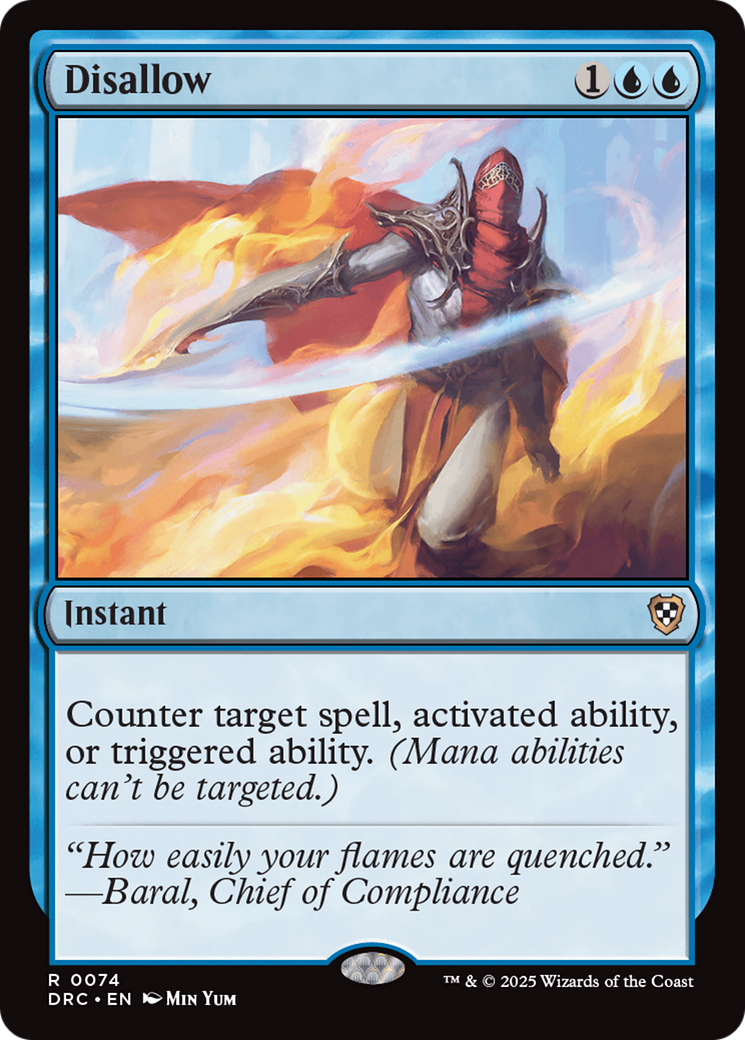Disallow [Aetherdrift Commander] | Eastridge Sports Cards & Games