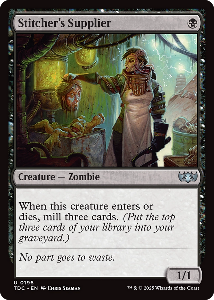 Stitcher's Supplier [Tarkir: Dragonstorm Commander] | Eastridge Sports Cards & Games