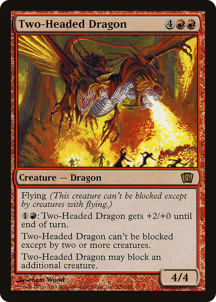 Two-Headed Dragon (E3 2003) [Oversize Cards] | Eastridge Sports Cards & Games