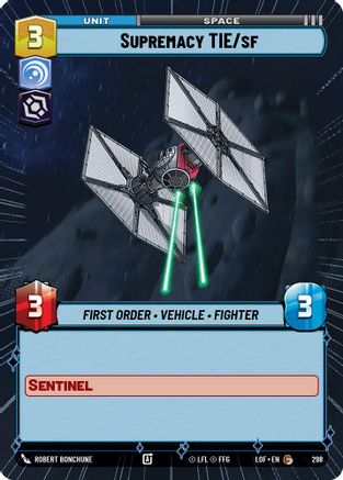 Supremacy TIE/sf (Hyperspace) (298) - Legends of the Force