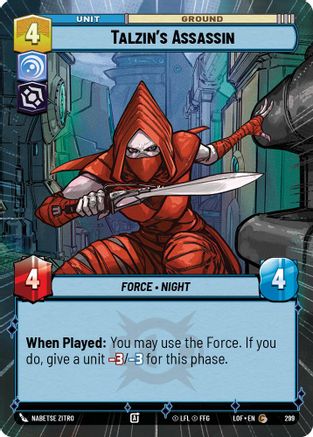 Talzin's Assassin (Hyperspace) (299) - Legends of the Force