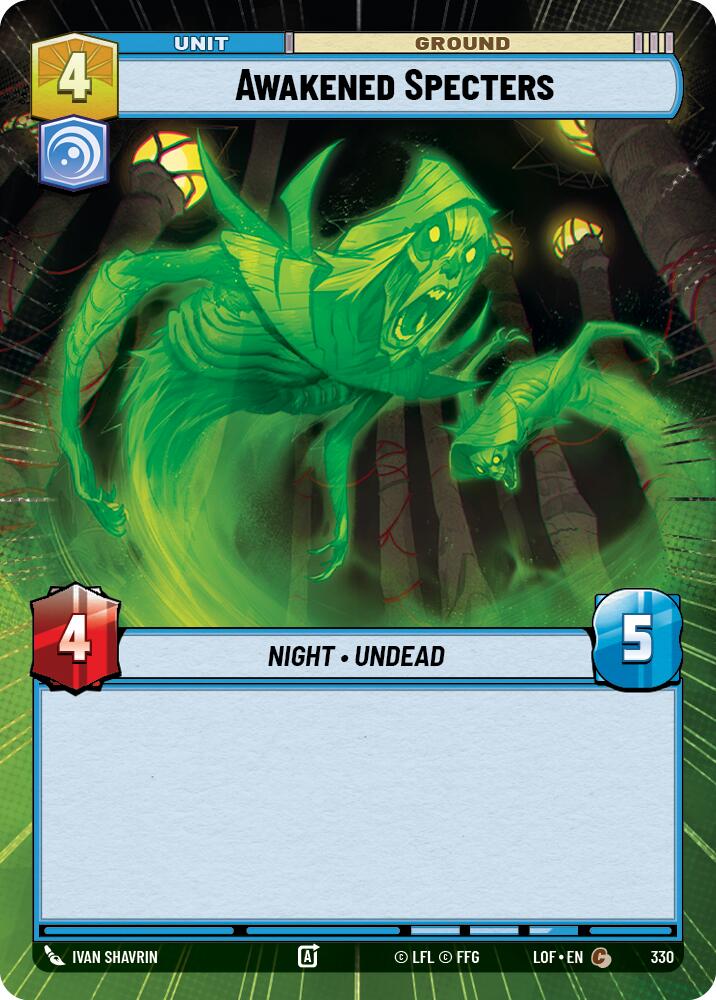 Awakened Specters (330) (Hyperspace) (330) [Legends of the Force] | Eastridge Sports Cards & Games