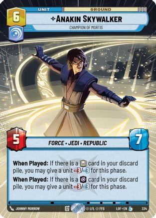 Anakin Skywalker - Champion of Mortis (Hyperspace) (334) - Legends of the Force